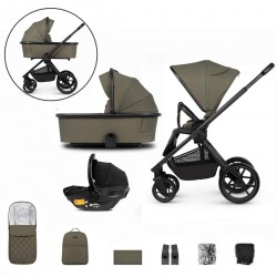 Venicci Tinum Edge 3 in 1 Travel System Bundle, Moss