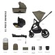 Venicci Tinum Edge 3 in 1 + Base Complete Travel System Bundle, Moss