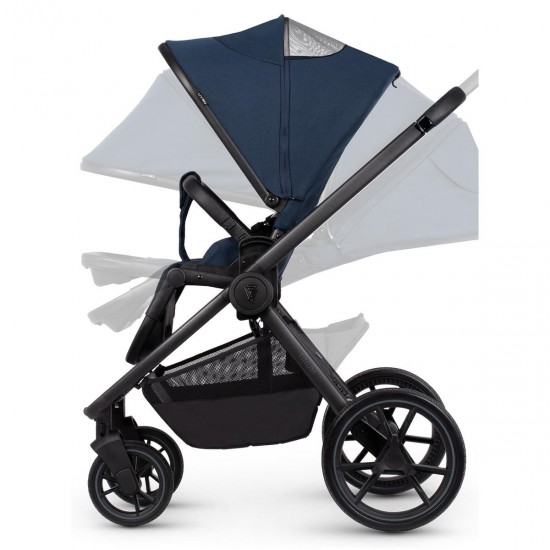 Venicci Tinum Edge 3 in 1 + Base Complete Travel System Bundle, Ocean