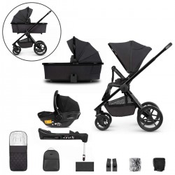 Venicci Tinum Edge 3 in 1 + Base Complete Travel System Bundle, SE Raven