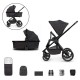 Venicci Tinum Edge 2 in 1 Pram Bundle, SE Raven Venicci Tinum Edge 2 in 1 Pram Bundle, SE Raven