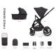 Venicci Tinum Edge 2 in 1 Pram Bundle, SE Raven