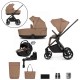 Venicci Claro 3 in 1 with Tiago 360 Car Seat + Base Complete Travel System Bundle, Caramel Venicci Claro 3 in 1 with Tiago 360 Car Seat + Base Complete Travel System Bundle, Caramel