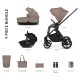 Venicci Claro 3 in 1 with Tiago 360 Car Seat Travel System Bundle, Almond Venicci Claro 3 in 1 with Tiago 360 Car Seat Travel System Bundle, Almond