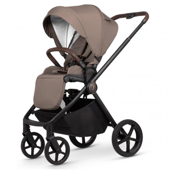 Venicci Claro 3 in 1 with Tiago 360 Car Seat + Base Complete Travel System Bundle, Almond Venicci Claro 3 in 1 with Tiago 360 Car Seat + Base Complete Travel System Bundle, Almond