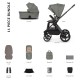 Venicci Upline 3 - 2 in 1 Pram - 11 Piece Bundle, Aloe
