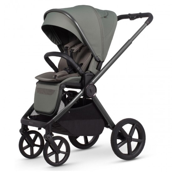 Venicci Upline 3 - 3 in 1 + Base Complete Travel System Bundle, Aloe