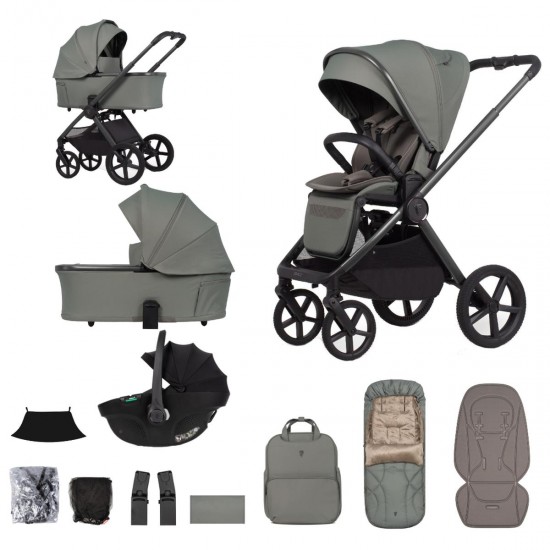 Venicci Upline 3 - 3 in 1 Travel System Bundle, Aloe