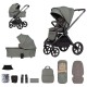 Venicci Upline 3 - 2 in 1 Pram - 11 Piece Bundle, Aloe