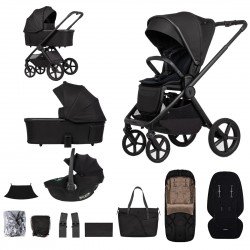 Venicci Upline 3 - 3 in 1 Travel System Bundle, Onyx