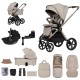 Venicci Upline 3 - 3 in 1 + Base Complete Travel System Bundle, Pebble