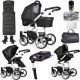 Venicci Soft 3 in 1 Travel System Bundle + Isofix Base, White Chassis / Denim Black