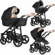 Venicci Lanco Gold Prestige Edition 3 in 1 Travel System, Black + FREE Isofix Base worth £129