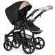Venicci Lanco Gold Prestige Edition 3 in 1 Travel System, Black + FREE Isofix Base worth £129
