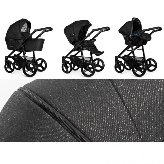 Venicci Shadow Prestige Edition 3 in 1 Travel System + Isofix Base, Starlight