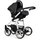 Venicci Soft 3 in 1 Travel System Bundle, White Chassis / Denim Black (Open Box) Venicci Soft 3 in 1 Travel System Bundle, White Chassis / Denim Black (Open Box)