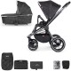 Venicci Tinum 10 Piece 2 in 1 Pram Bundle, Camo Black