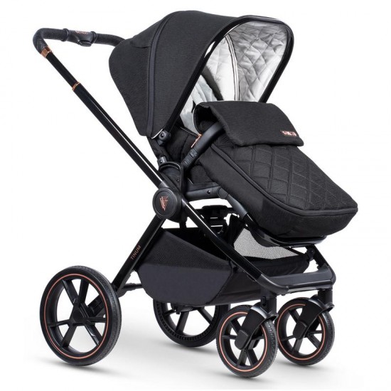 Venicci Tinum SE 2 in 1 Pram Bundle - Special Edition Stylish Black Venicci Tinum SE 2 in 1 Pram Bundle - Special Edition Stylish Black