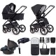 Venicci Tinum SE 3 in 1 Travel System Bundle + Isofix Base - Special Edition Stylish Black Venicci Tinum SE 3 in 1 Travel System Bundle + Isofix Base - Special Edition Stylish Black