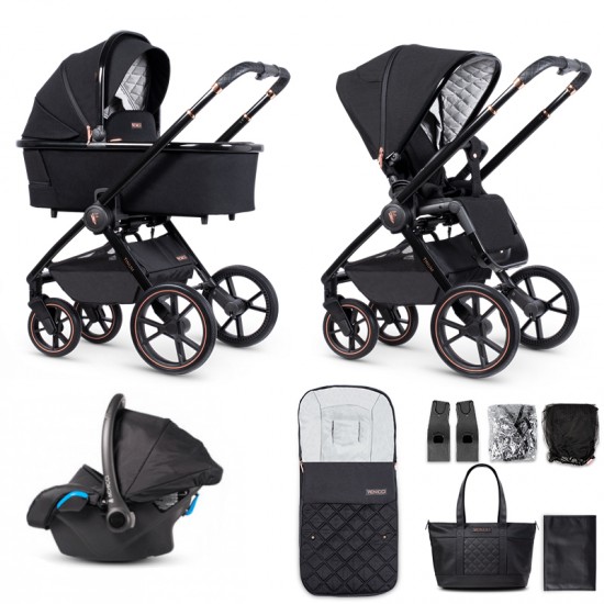 Venicci Tinum SE 3 in 1 Travel System Bundle - Special Edition Stylish Black (Open Box) Venicci Tinum SE 3 in 1 Travel System Bundle - Special Edition Stylish Black (Open Box)