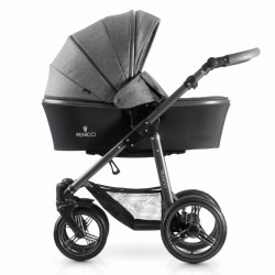 Venicci Carbo 2 in 1 Pram, Denim Grey