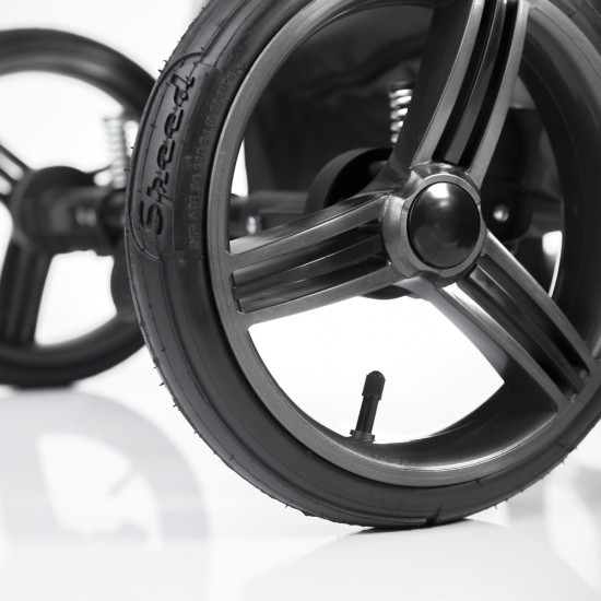 Venicci Carbo 2 in 1 Pram, Denim Grey Venicci Carbo 2 in 1 Pram, Denim Grey