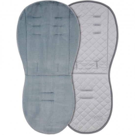 egg Reversible Luxury Fleece Seat Liner, Grey egg Reversible Luxury Fleece Seat Liner, Grey
