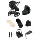 egg 3 Luxury Cabriofix i-Size Travel System Bundle, Black Olive