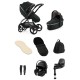 egg 3 Luxury Pebble 360 Pro i-Size Travel System Bundle, Black Olive