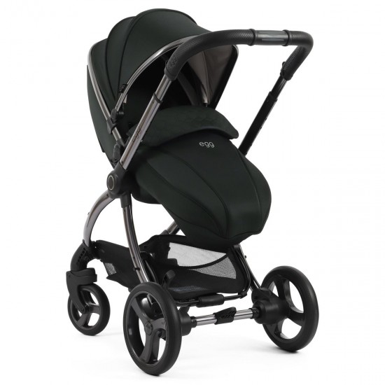 egg 3 Stroller + Luxury Seat Liner, Black Olive