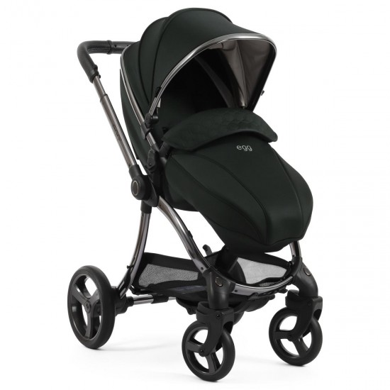 egg 3 Luxury Shell i-Size Travel System Bundle, Black Olive