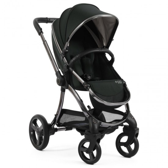 egg 3 Stroller + Luxury Seat Liner, Black Olive