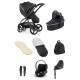 egg 3 Luxury Cloud T i-Size Travel System Bundle, Carbonite