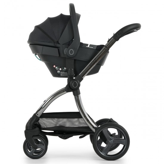 egg 3 Luxury Shell 360 i-Size Travel System Bundle, Carbonite
