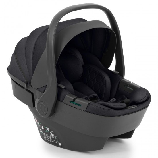 egg 3 Luxury Shell 360 i-Size Travel System Bundle, Carbonite