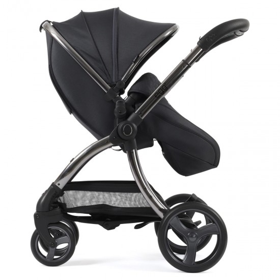 egg 3 Stroller + Luxury Seat Liner, Carbonite