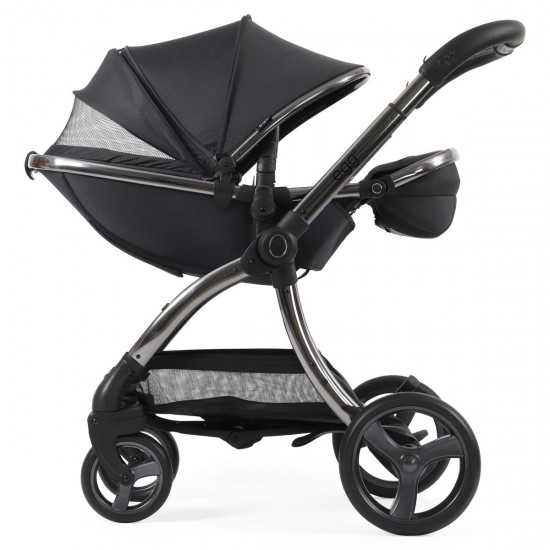 egg 3 Luxury Cabriofix i-Size Travel System Bundle, Carbonite