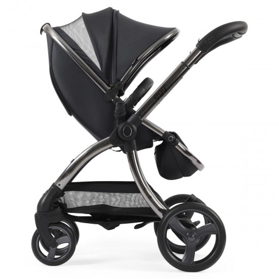 egg 3 Stroller + Luxury Seat Liner, Carbonite