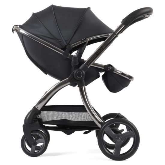 egg 3 Stroller + Luxury Seat Liner, Carbonite