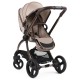 egg 3 Luxury Shell i-Size Travel System Bundle, Houndstooth Almond