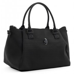 egg 3 Overnight Bag, Houndstooth Black