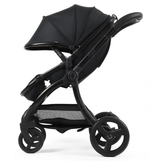 egg 3 Luxury Cabriofix i-Size Travel System Bundle, Houndstooth Black