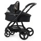 egg 3 Luxury Cabriofix i-Size Travel System Bundle, Houndstooth Black