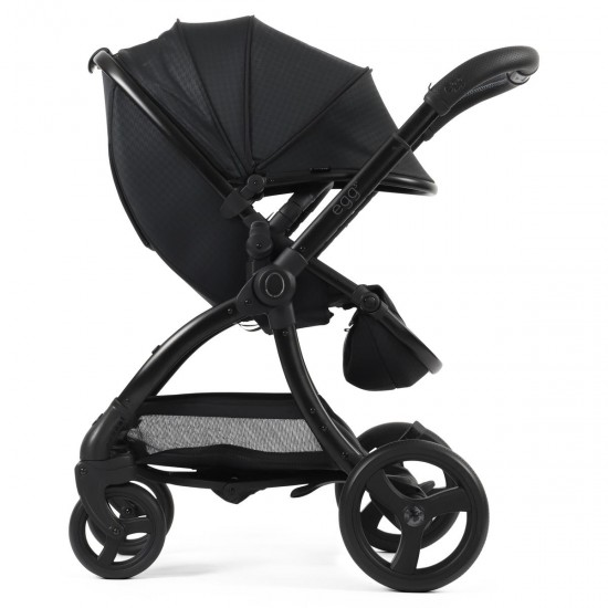 egg 3 Luxury Cabriofix i-Size Travel System Bundle, Houndstooth Black