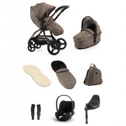 egg 3 Luxury Cloud T i-Size Travel System Bundle, Mink