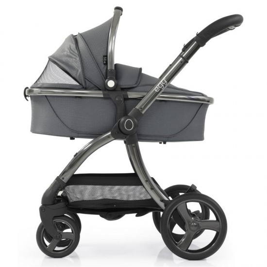 egg pram carbon grey