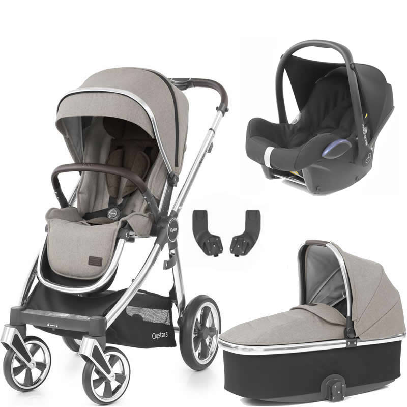 oyster 3 travel system pebble