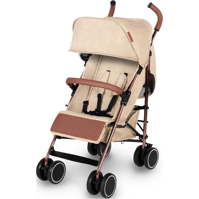 cream stroller