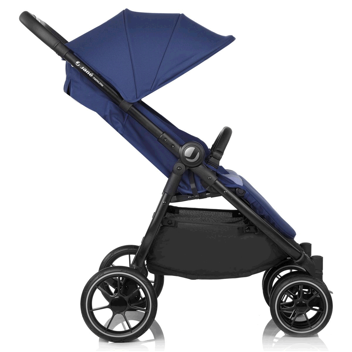 Jane Twinlink Pushchair, Cold Black 2023 5614U06