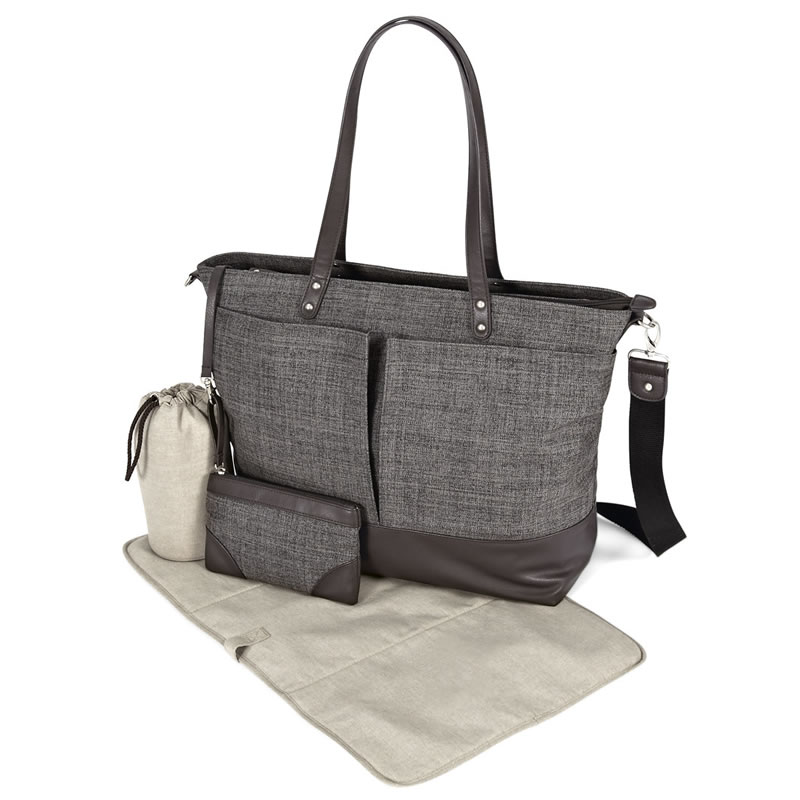 mamas and papas grey changing bag